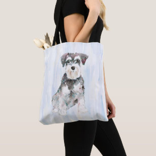 Schnauzer best sale tote bag