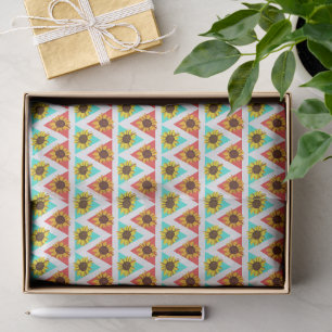 Miniature Sunflowers Pattern Tissue Paper