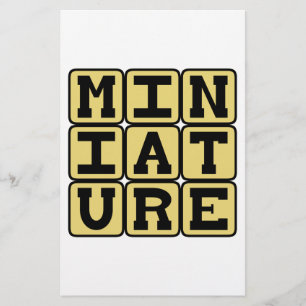 Miniature, Tiny Collectable