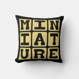 Miniature, Tiny Collectable Throw Pillow