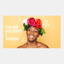 Miniatures De Videos YouTube Accessoires de cheveux d'amusement d'instruction