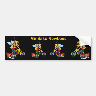 Minibike Newbee Cut Your Own Bumper Sticker