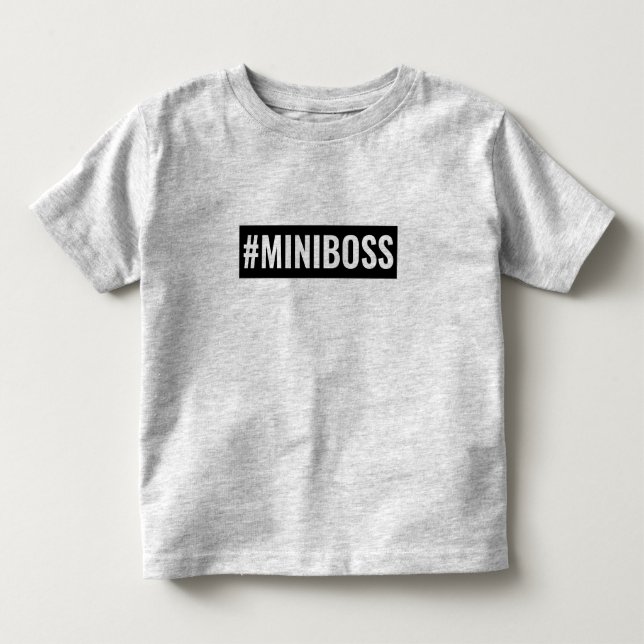 #MINIBOSS TODDLER T-SHIRT (Front)