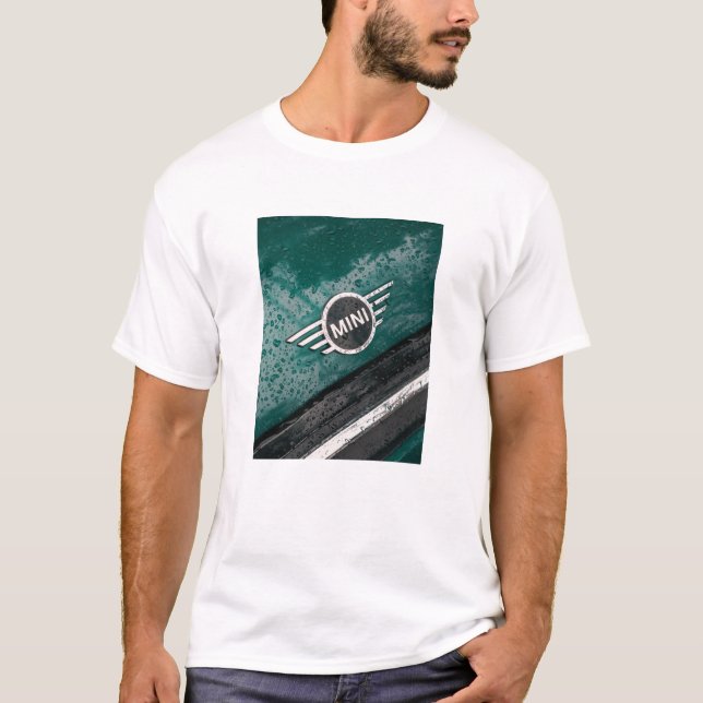 Minicar lover mini-cooper lover car lover white US T-Shirt (Front)