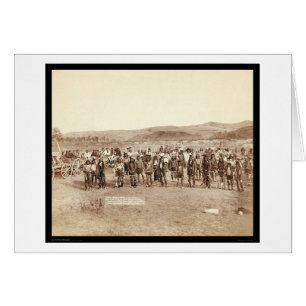 Miniconjou Indian at Grass Dance SD 1890