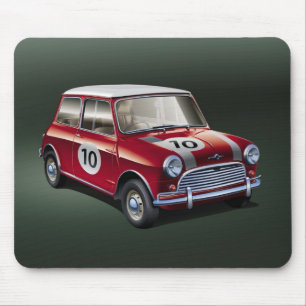 MiniCooper S1 Red Mouse Pad