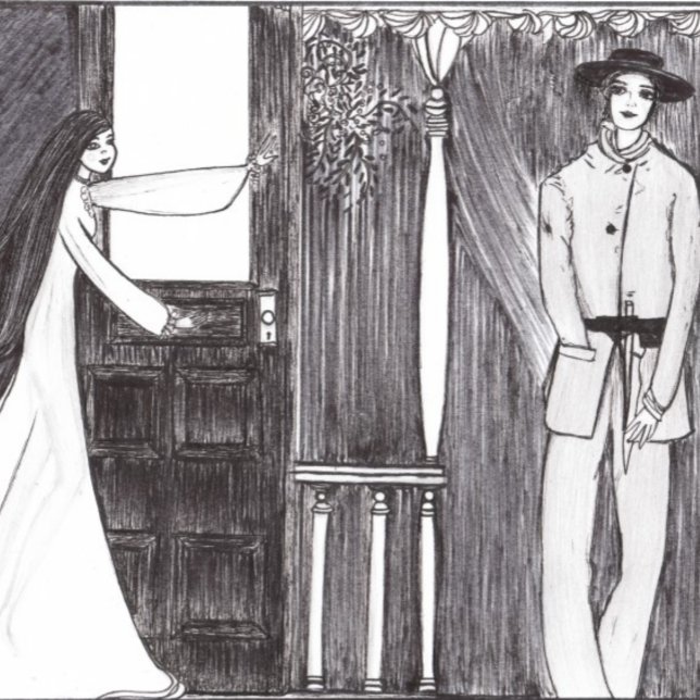 Minie Ball #1 Tri-Fold Holiday Card (Creator Uploaded)