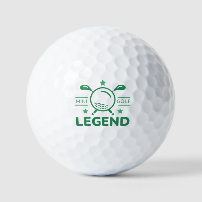 Minigolf Legend Golf Balls (Front)