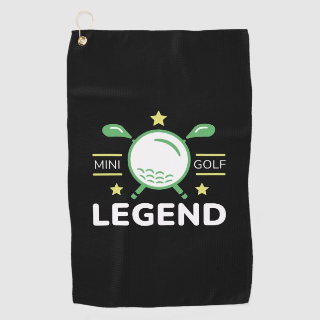 Minigolf Legend Golf Towel (Front)