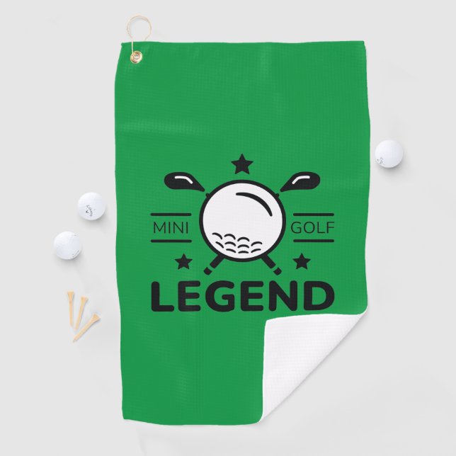 Minigolf Legend Golf Towel (InSitu)