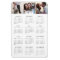 Minimal 4x6 Photo Yearly Calendar Magnet