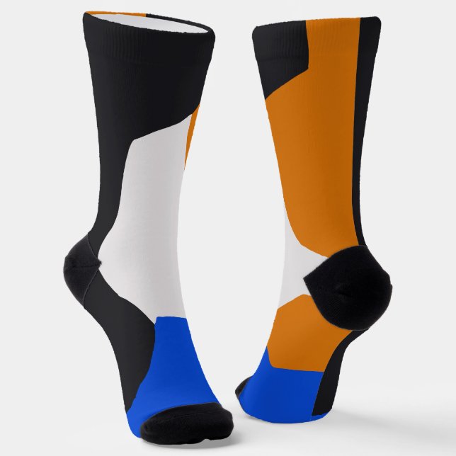 Minimal Abstract 98 Socks (Angled)