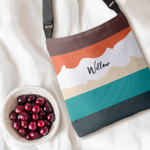 Minimal Abstract Cute Simple Colorblocked Crossbody Bag