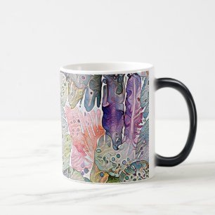 Minimal abstract geometric pattern 55 magic mug