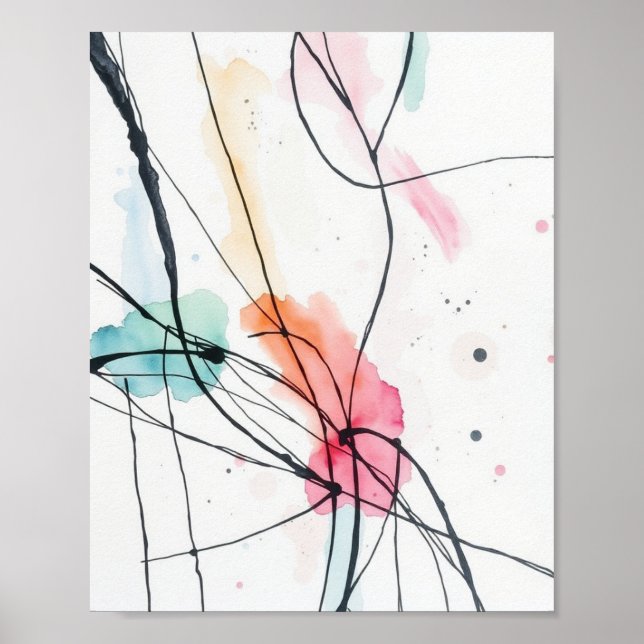 Minimal Abstract Line Art Prints (Front)