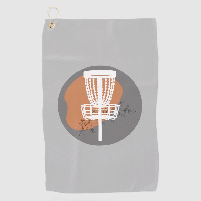 Minimal Abstract Print Disc Towel (Front)