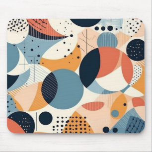 Minimal Abstract Seamless Pattern - Geometric (10) Mouse Pad