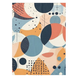 Minimal Abstract Seamless Pattern - Geometric (10) Tablecloth
