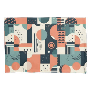 Minimal Abstract Seamless Pattern - Geometric (1) Pillowcase