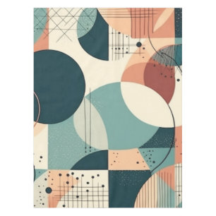 Minimal Abstract Seamless Pattern - Geometric (2) Tablecloth