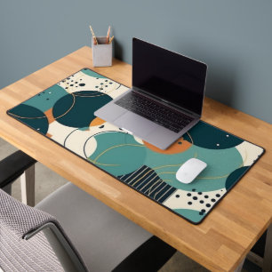 Minimal Abstract Seamless Pattern - Geometric (3) Desk Mat