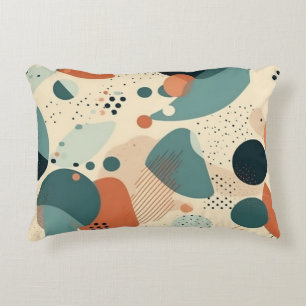 Minimal Abstract Seamless Pattern - Geometric (5) Accent Pillow