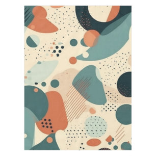 Minimal Abstract Seamless Pattern - Geometric (5) Tablecloth
