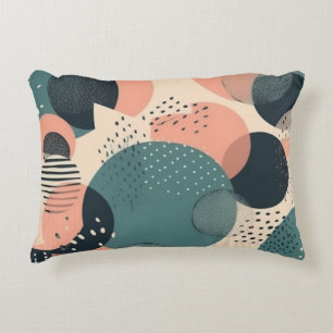 Minimal Abstract Seamless Pattern - Geometric (6) Accent Pillow