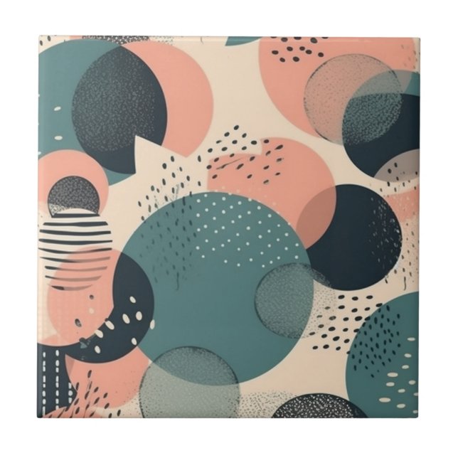 Minimal Abstract Seamless Pattern - Geometric (6) Tile (Front)