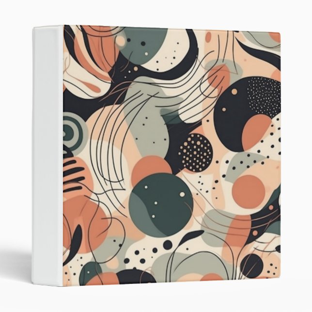 Minimal Abstract Seamless Pattern - Geometric (7) Binder (Front/Spine)
