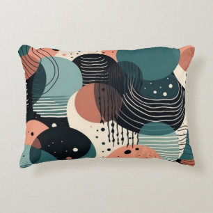 Minimal Abstract Seamless Pattern - Geometric (8) Accent Pillow
