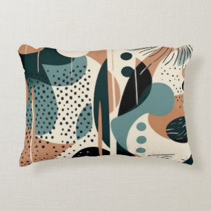 Minimal Abstract Seamless Pattern - Geometric (9) Accent Pillow