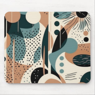 Minimal Abstract Seamless Pattern - Geometric (9) Mouse Pad