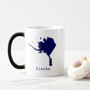 Minimal Alaska United States Magic Mug