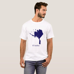 Minimal Alaska United States T-Shirt
