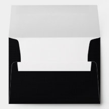 Minimal and Chic | Black Wedding Envelope