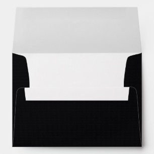 Minimal and Chic   Black Wedding Envelope