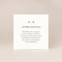 Minimal and Chic | Guest Attire Dress Code Details