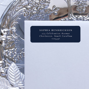 Minimal and Chic   Navy Blue