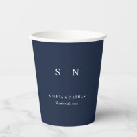 Minimal and Chic | Navy Blue and White Wedding