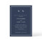 Minimal and Chic Navy Blue | Rehearsal Dinner