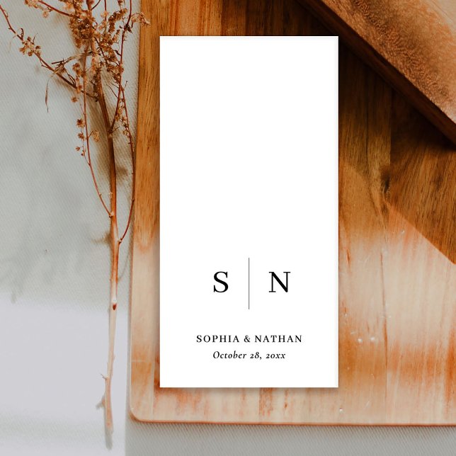 Minimal and Chic | Wedding Napkin (Creator Uploaded)