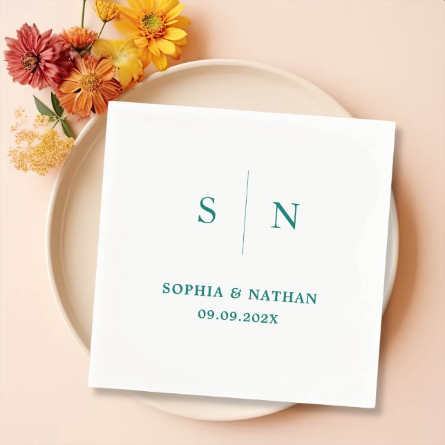 Minimal and Chic | Wedding Napkin (Creator Uploaded)