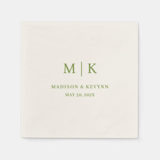 Minimal and Chic | Wedding Napkins