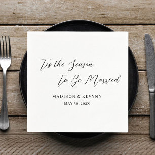 Minimal and Chic   Wedding Napkins