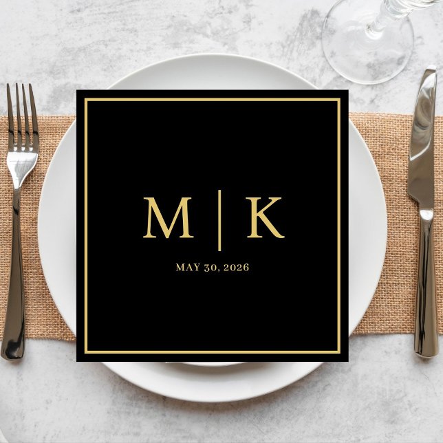 Minimal and Chic | Wedding Napkins (Creator Uploaded)