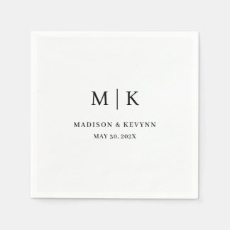 Minimal and Chic | Wedding Napkins