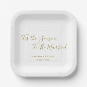 Minimal and Chic Wedding Napkins Paper Plate