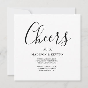 Minimal and Chic   Wedding Save The Date