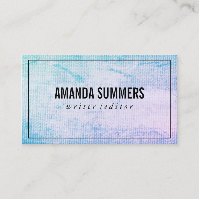 Minimal and Elegant Business Card (Front)